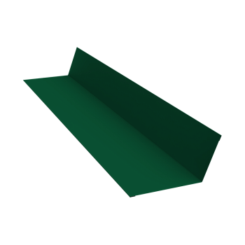 GL Планка примыкания, 90х140 мм 0.4 мм, PE, RAL 6005, L=2000 мм