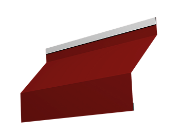 Ламель для забора жалюзи, Milan, с пленкой 0.45 мм, PE, RAL 3011