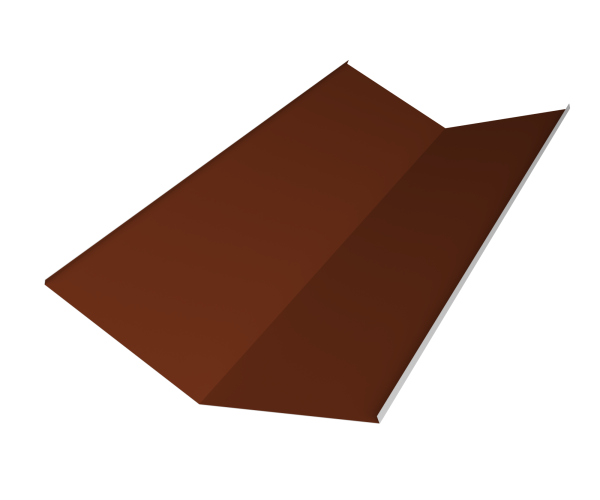 GL Планка ендовы нижней, 300х300 мм 0.5 мм, Satin, RAL 3009, L=2000 мм