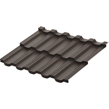 Модульная металлочерепица Aquasystem, Гётеборг XXL 1205х865 мм 0.5 мм, PE, RR 32