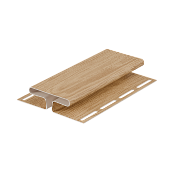 H-профиль пвх, Docke, L=3000 мм, серия Lux под дерево, цвет: зрелый каштан