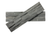 Сланец, 3D панель из камня, 600х150 мм, Rockface Black Bark