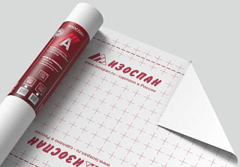 Изоспан А ветро-влагозащитная паропроницаемая мембрана, 35 м²