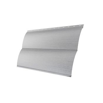 Металлический сайдинг Grand Line, Блок-хаус new 0.45 мм, Print Elite, Milky Wood TwinColor