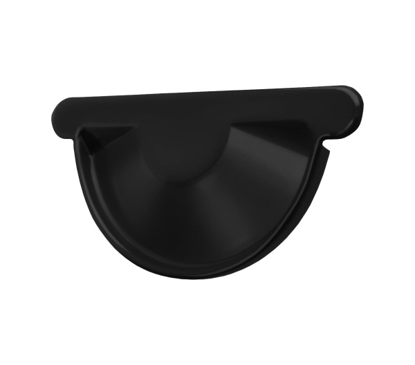 Заглушка желоба универсальная Grand Line Ø 125 мм PE Matt, RAL 9005