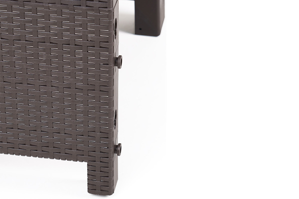 Кресло Arizona из искуственного ротанга, комплект 2 шт, цвет: венге