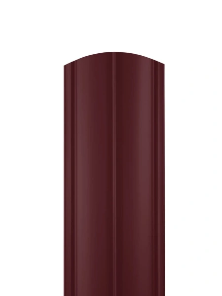ММТ Штакетник Полукруглый, фигурный, 122 мм 0.42 мм, PE-double, RAL 3005