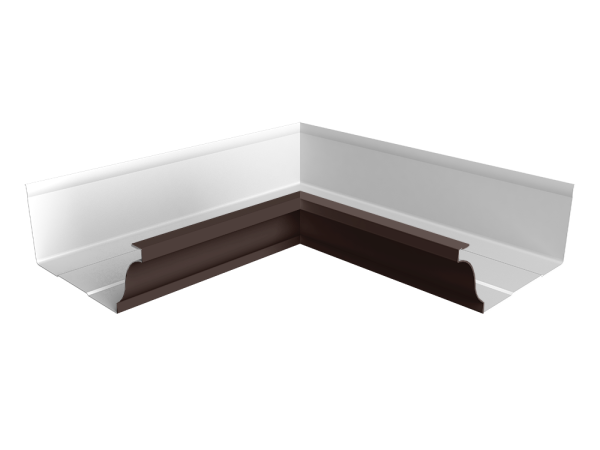 Угол желоба внутренний 90° Vortex Project Ø210\145 мм, RAL 8017