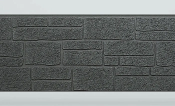 Панель FCS Simple под Камень, 15 мм, 360х1480 мм цвет: AA6117 черный