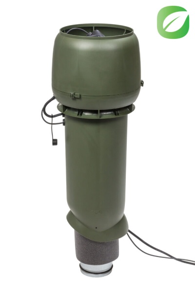 P-вентилятор Vilpe, ECo 190 P, 125/ ИЗ/ 700 мм зеленый