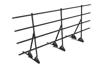 Ограждение кровельное для натуральной черепицы Roofsystems Prestige натур, H=1200 мм RAL 7016, L=3000 мм