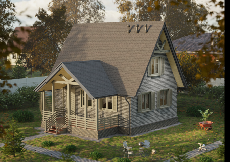 Фасадная плитка Docke Premium, Brick, уп 2.0 м² цвет: янтарный