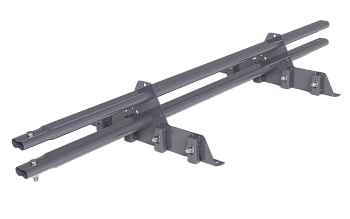 Снегозадержатель для фальцевой кровли Roofsystems Prestige Master фальц, 2 опоры, 2 трубы, овал 45х25, L=1500 мм, RAL 7004