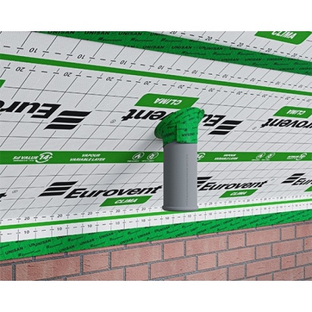 Eurovent UNISAN лента односторонняя из ПЭ  60 мм х 25 м