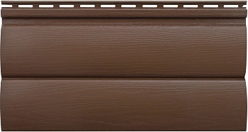 Сайдинг акриловый Альта Профиль, Блок хаус ВН-03, Премиум, 3100х226 мм, цвет: темный орех