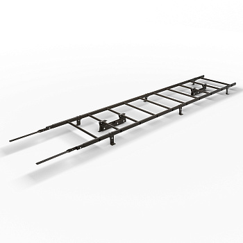 Лестница кровельная для фальцевой кровли Roofsystems Prestige 400 Next фальц, L=3000 мм RAL 8019