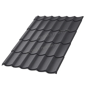 Металлочерепица МП, Ламонтерра X 0.5 мм, Valori, grey