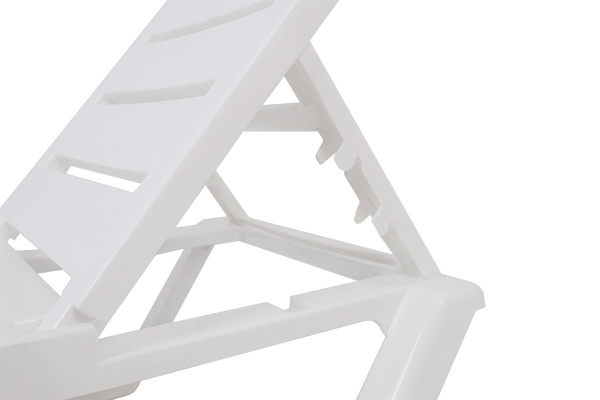 Шезлонг Tweet стопирующийся цвет: белый