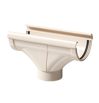 Воронка водосточная, Docke Lux, Ø140/100 мм, цвет: латте