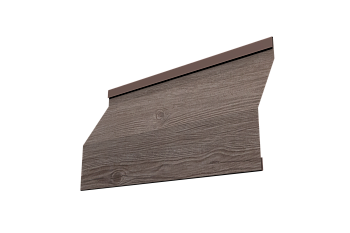 Ламель для забора жалюзи, Милан Слим, 0.45 мм, Print Elite, White Wood TwinColor