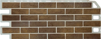 Фасадные панели Альта Профиль, Рустикальный кирпич, 1130 х 470 мм цвет: 02