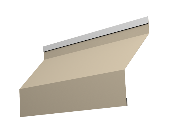 Ламель для забора жалюзи, Milan, с пленкой 0.45 мм, PE, RAL 1015