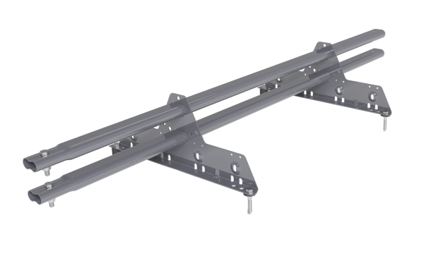 Снегозадержатель универсальный Roofsystems Prestige Next 2 опоры, 2 трубы, овал 45х25, L=1200 мм, RAL 7004