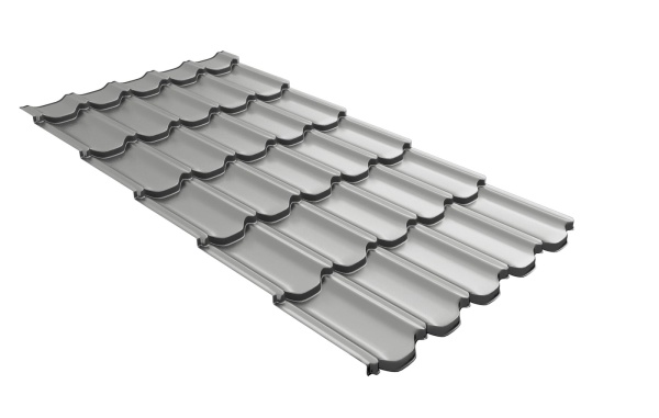 Профиль волновой Grand Line квинта плюс 3D 0.45 мм, PE, RAL 9006