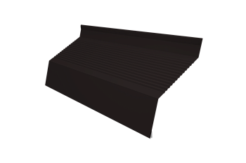 Ламель для забора жалюзи, Milan Gofr, с пленкой 0.45 мм, Drap TX, RAL 9005