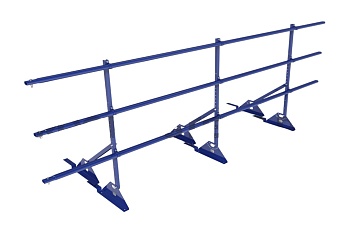 Ограждение кровельное для композитной черепицы Roofsystems Prestige композит, H=900 мм RAL 5005, L=3000 мм