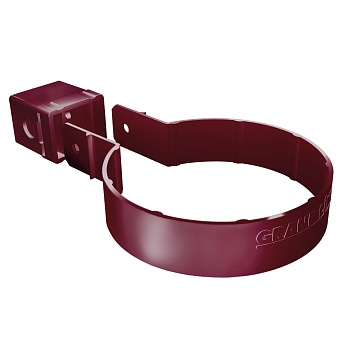 Хомут трубы пвх Kliker Premium, Grand Line Ø 87 мм, цвет: бордо