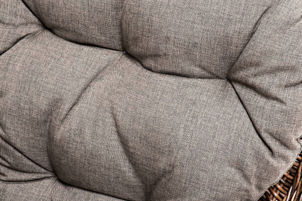 Кресло плетеное из искусственного ротанга, Алиса, с подушками коричневый