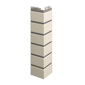 Угол наружный Технониколь Оптима, Клинкер, 440х135 мм цвет: слоновая кость