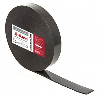 Лента уплотнительная под контробрешетку самоклеящаяся Grand Line X-Band, 50 мм х 30 метра