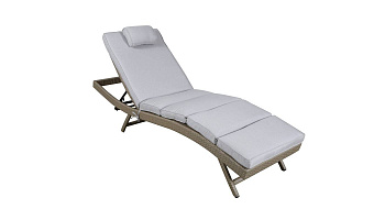 Шезлонг из искусственного ротанга, Лиссабон соломенный