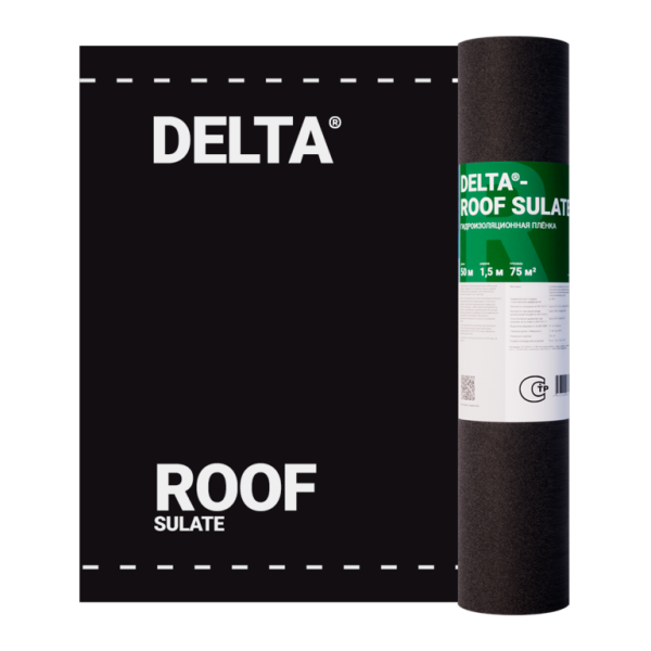 DELTA ROOF SULATE 4-слойная, гидроизоляционная пленка, 50 х 1.5 м., 75 м²