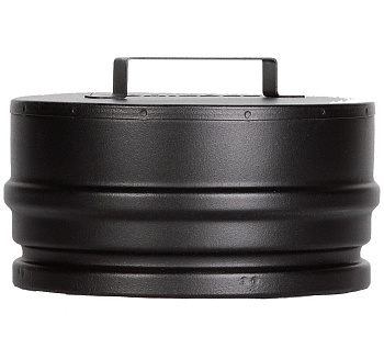 Заглушка тройника Schiedel Permeter, Ø250/300 мм черный