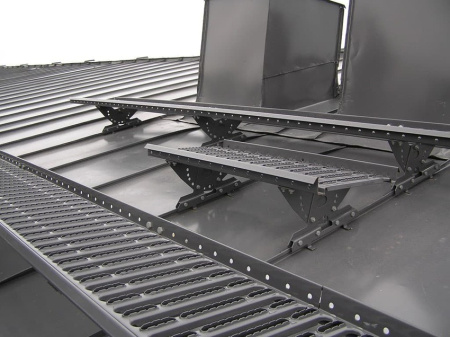 Ступень кровельная для фальцевой кровли Roofsystems Prestige, Next фальц RAL 7024
