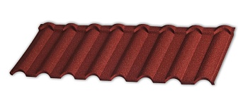 Композитная черепица Gerard Milano, 1215х369 мм цвет: Spanish red