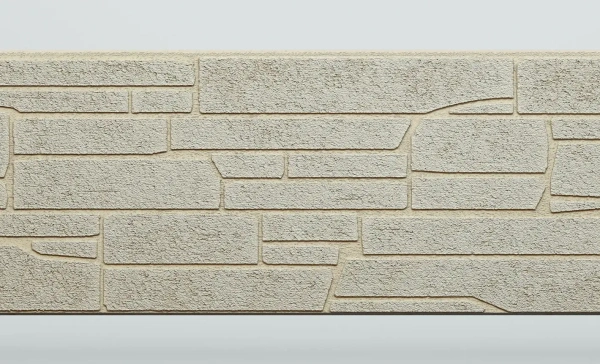 Панель FCS Simple под Камень, 15 мм, 360х1480 мм цвет: AA7114 бежевый