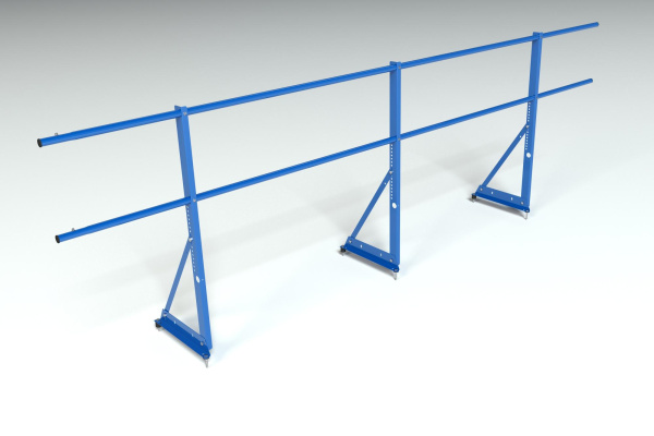 Ограждение кровельное, универсальное Roofsystems Econom, H=900 мм RAL 5005, L=3000 мм