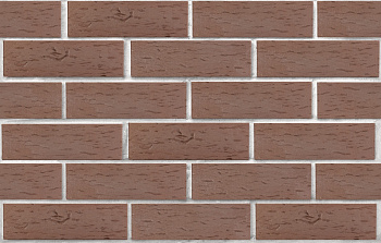 Кирпич облицовочный клинкерный ЛСР, 0.71НФ пустотелый, Мюнхен коричневый, береста, М300, 250х85х65 мм