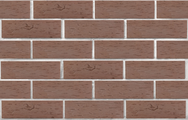 Кирпич облицовочный клинкерный ЛСР, 0.71НФ пустотелый, Мюнхен коричневый, береста, М300, 250х85х65 мм