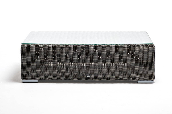Стол журнальный из искусственного ротанга, Боно цвет: графит