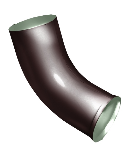 Отлив трубы Grand Line Ø 100 мм PE, RAL 8017