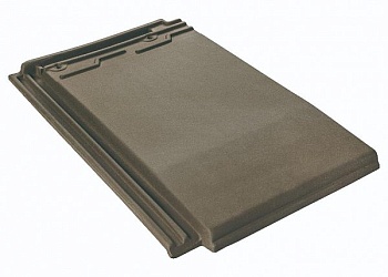 Керамическая черепица Rongguan Flat, цвет: зелено-коричневый