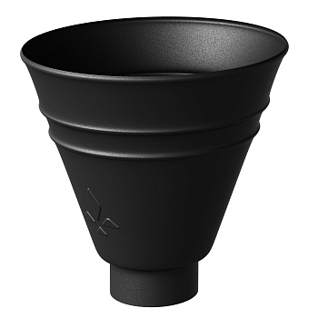 Воронка желоба Aquasystem Премиум Ø150/100 мм, PU Matt, RAL 9005