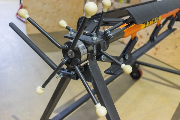 Разматыватель рулонного металла Stalex РСЦ-1250 мобильный