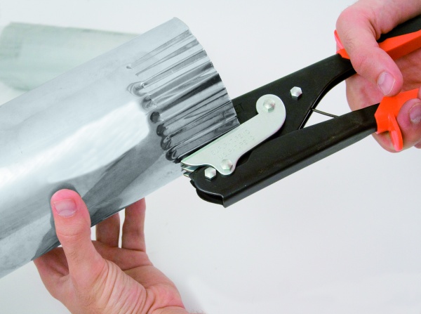 Клещи гофра прямые усиленные EDMA, 52 мм, 5 лезвий