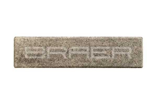 Тротуарная плитка Braer Паркет 60 мм 200х50 мм, цвет: Color Mix Туман